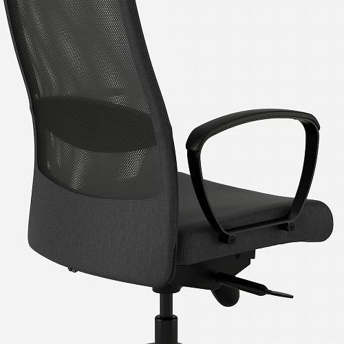 イケア（IKEA） オフィスチェア ヴィースレ ダークグレー big50261151