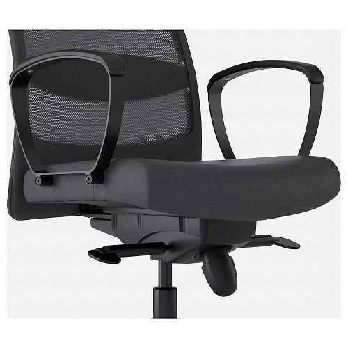 イケア（IKEA） オフィスチェア ヴィースレ ダークグレー big50261151