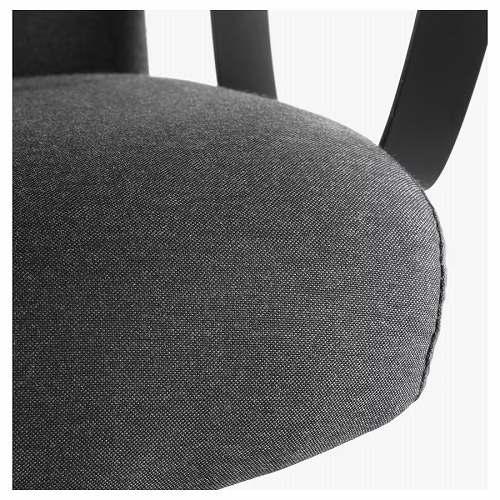 イケア（IKEA） オフィスチェア ヴィースレ ダークグレー big50261151