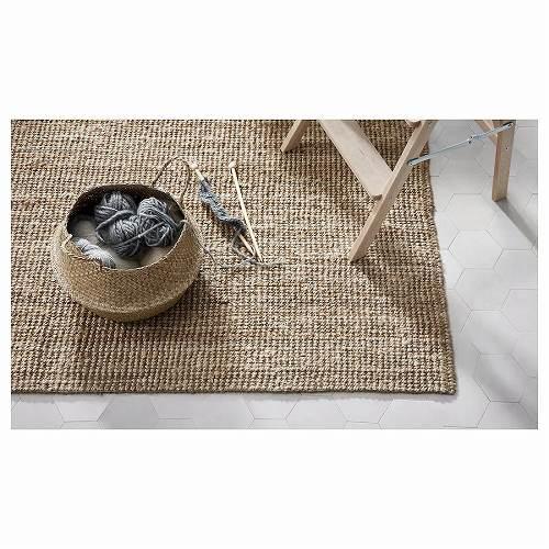 イケア（IKEA） ラグ 平織り ナチュラル 133x195cm big50511287 LOHALS