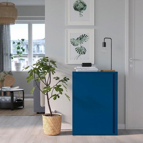 イケア（IKEA） キャビネット ダークブルー 屋外用 室内 60x35x86cm