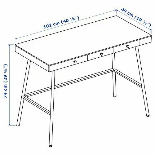 イケア（IKEA） デスク 竹 102x49cm big60278288 LILLASEN