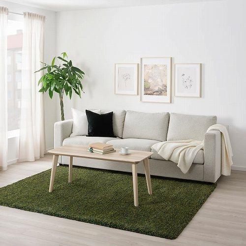 イケア（IKEA） ラグ パイル長 グリーン 緑 170x230cm big60445956