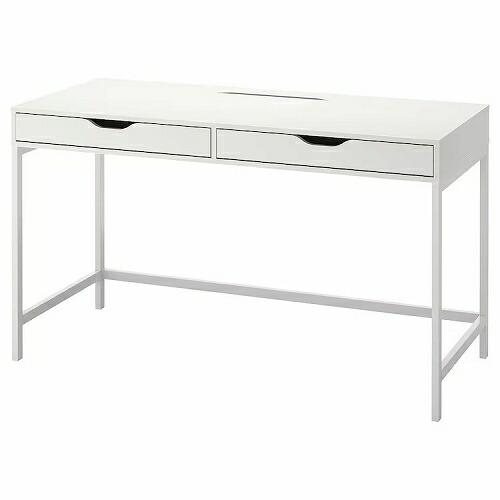 イケア（IKEA） デスク ホワイト 白 132x58cm big60483439 ALEX