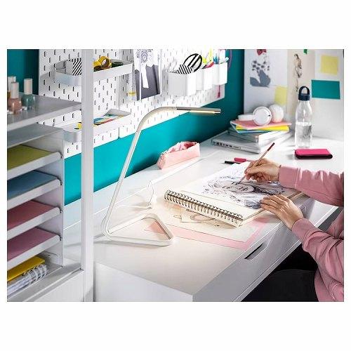 イケア（IKEA） デスク ホワイト 白 132x58cm big60483439 ALEX 