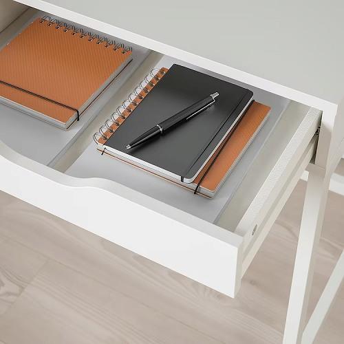 イケア（IKEA） デスク ホワイト 白 132x58cm big60483439 ALEX