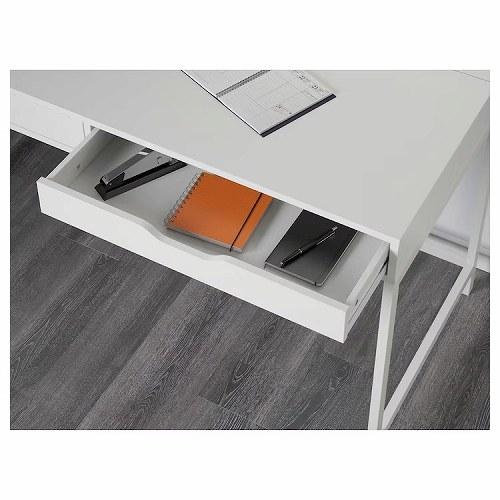 イケア（IKEA） デスク ホワイト 白 132x58cm big60483439 ALEX