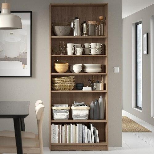 イケア 本棚 ビリー可動式棚80cm イケア（IKEA） 本棚 オーク調 80x28x202cm big60492783 BILLY ビリー