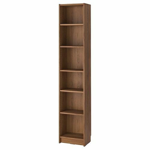 イケア（IKEA） 本棚 ブラウン ウォールナット調 40x28x202cm