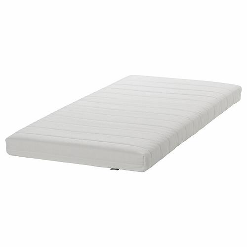 IKEA シングルマットレス イケア IKEA 高反発マットレス ふつう ホワイト セミシングル