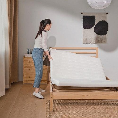 IKEA ダブルベッド マットレス付き 直接設置可能