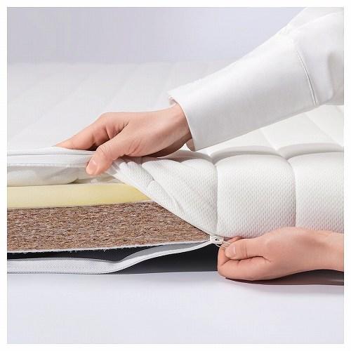 イケア（IKEA） ココヤシ繊維マットレス かため ホワイト 90x200cm