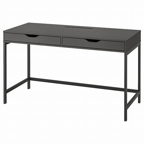 イケア（IKEA） デスク ダークグレー 132x58cm big60588889 ALEX