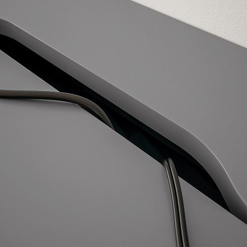 イケア（IKEA） デスク ダークグレー 132x58cm big60588889 ALEX
