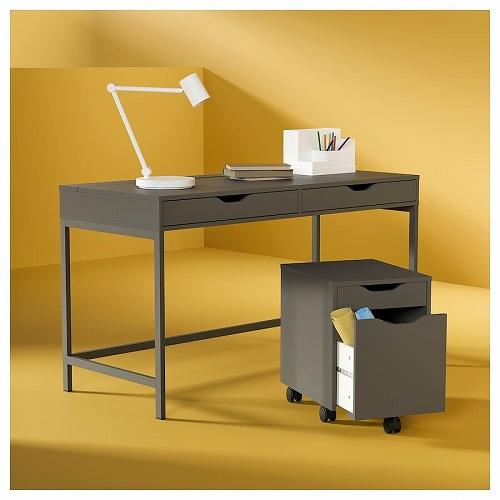 イケア（IKEA） デスク ダークグレー 132x58cm big60588889 ALEX