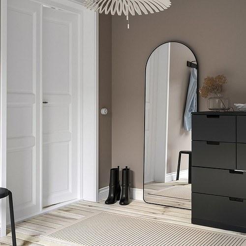 イケア（IKEA） ミラー ブラック 60×170cm big60597233 LINDBYN