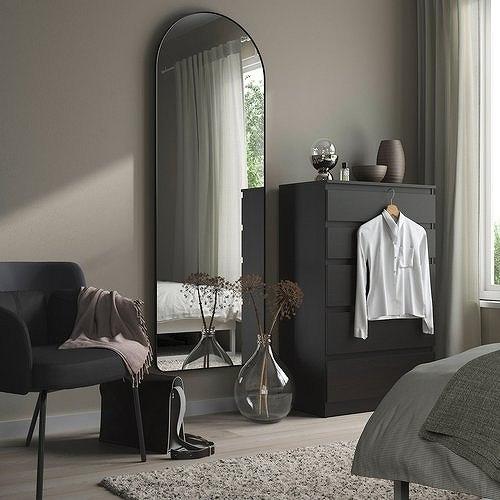 イケア（IKEA） ミラー ブラック 60×170cm big60597233 LINDBYN