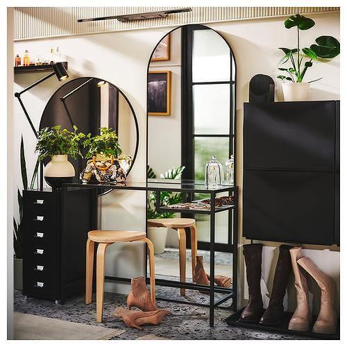 イケア（IKEA） ミラー ブラック 60×170cm big60597233 LINDBYN
