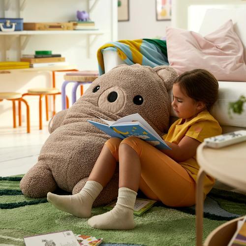 イケア（IKEA） ぬいぐるみ クマ/ベージュ 100cm big60602084