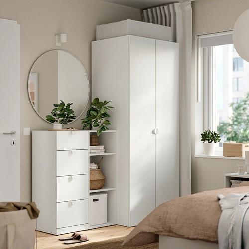 イケア（IKEA） チェスト（引き出し×4） ホワイト 40x 42x100cm