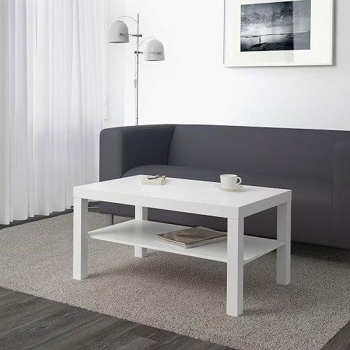 イケア（IKEA） コーヒーテーブル ホワイト 白 90x55cm big70449906