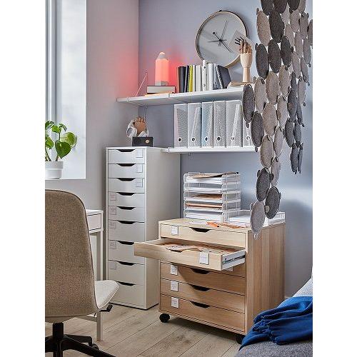 イケア（IKEA） 引き出しユニット（引き出し×9） ホワイト 白 36x116cm 