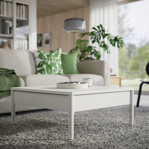 イケア（IKEA） コーヒーテーブル オフホワイト 84x82cm big70491561