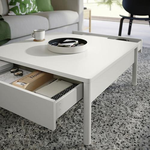 イケア（IKEA） コーヒーテーブル オフホワイト 84x82cm big70491561