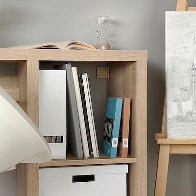 イケア（IKEA） デスク ホワイトステイン オーク調 111x39cm
