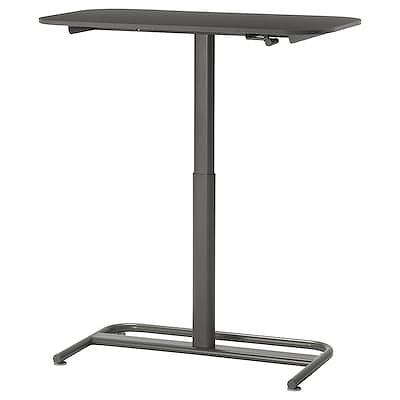 イケア（IKEA） デスク 昇降式 ダークグレー 110x60cm big70588110