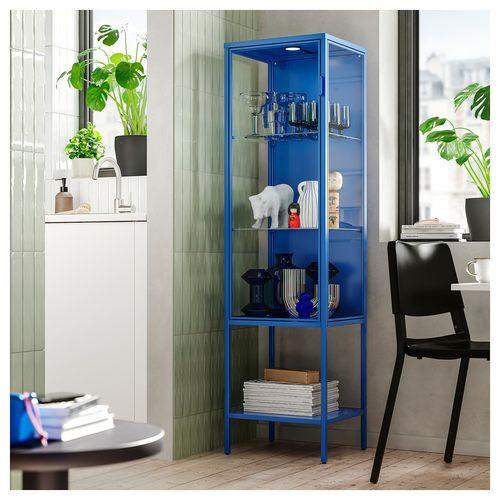 イケア（IKEA） コレクションケース ブルー 42×37×155cm big70601418