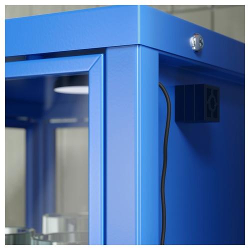 IKEA RUDSTA ルードスタ ショーケース RUDSTA ルードスタ コレクションケース, チャコール, 42x37x155 cm - IKEA