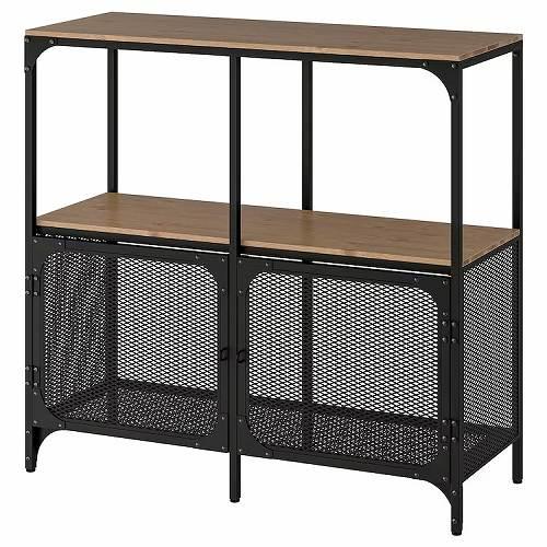 イケア（IKEA） シェルフユニット ブラック 100x95cm big80339295