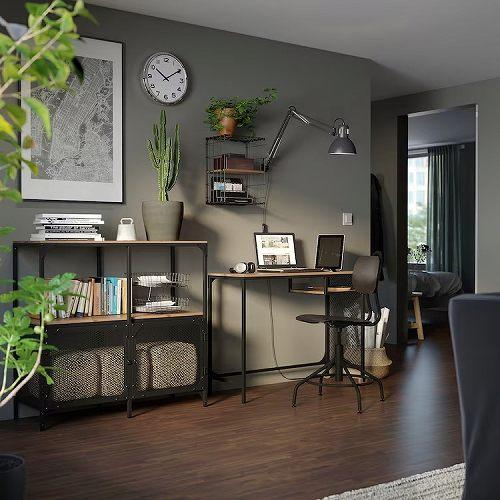 イケア（IKEA） シェルフユニット ブラック 100x95cm big80339295