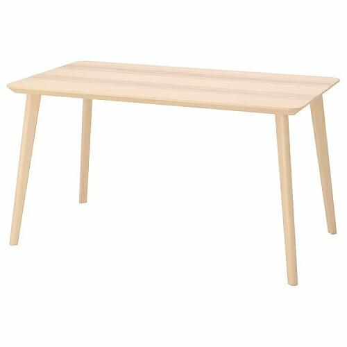 イケア（IKEA） テーブル アッシュ材突き板 big80365717 LISABO
