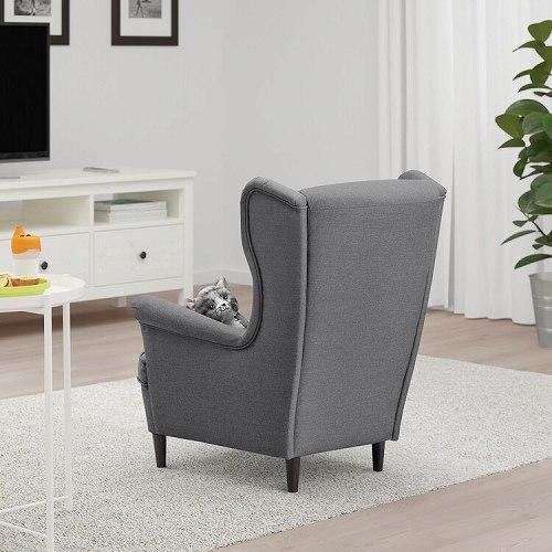 イケア（IKEA） 子ども用アームチェア ヴィースレ グレー big80392546