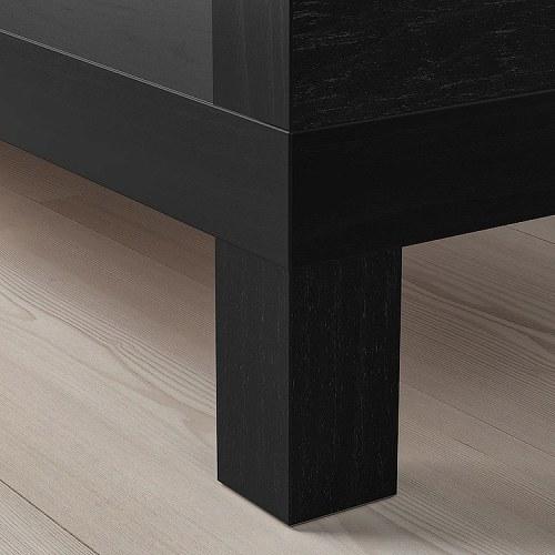 イケア（IKEA） テレビ台 ブラックブラウン 120x35x36cm big80498939
