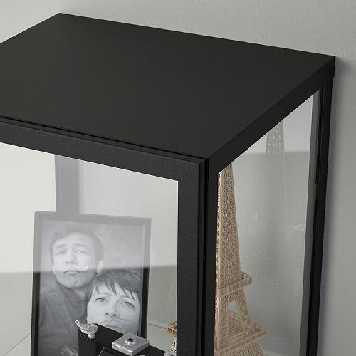 ＩＫＥＡ/コレクションケース35x32x151cmブラック イケア（IKEA） コレクションケース ブラック 35x32x151cm big80520520