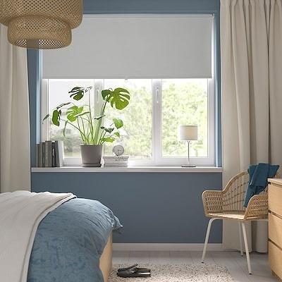 IKEA TRETUR 遮光ローラーブラインド ライトブルー 2点セット IKEA TRETUR 遮光ローラーブラインド ライトブルー 2点セット