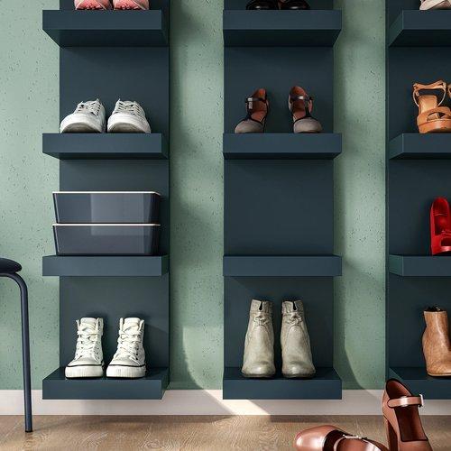 IKEA イケア ウォールシェルフユニット ブラックブルー 30x190cm big80592871 LACK ラック_2