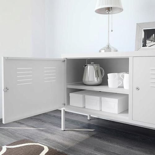 ※送料込み IKEA イケア ホワイト キャビネット 収納 イケア（IKEA） キャビネット ホワイト 119x63cm big90251452 IKEA PS