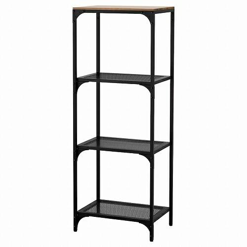イケア（IKEA） シェルフユニット ブラック 51x136cm big90342198