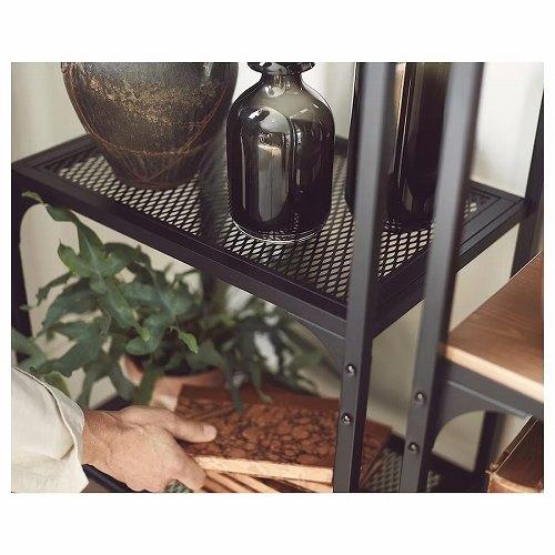 イケア（IKEA） シェルフユニット ブラック 51x136cm big90342198