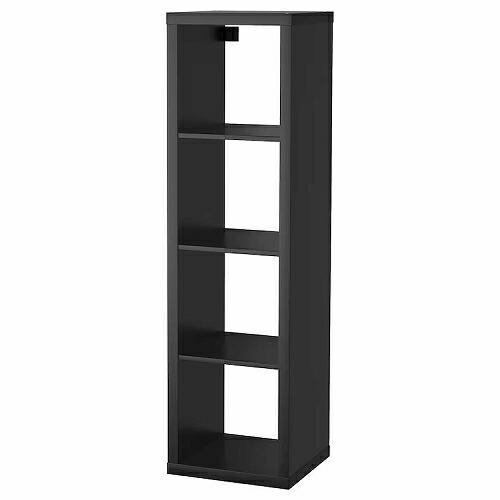 イケア（IKEA） シェルフユニット ブラックブラウン 42x147cm
