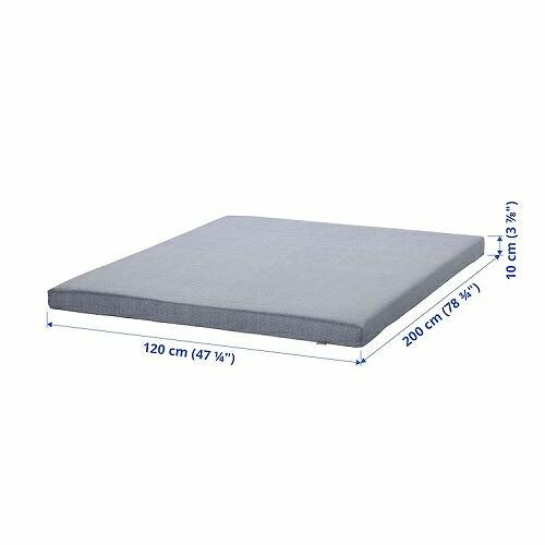イケア（IKEA） フォームマットレス セミダブル やわらかめ ライト 