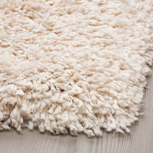 イケア（IKEA） ラグ パイル長 ホワイト 白 133x195cm big90492569