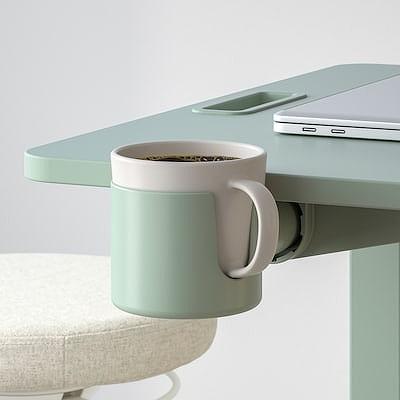 イケア（IKEA） ラップトップテーブル キャスター付き グリーン