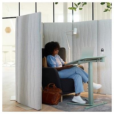 イケア（IKEA） ラップトップテーブル キャスター付き グリーン
