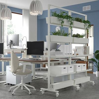 イケア（IKEA） フレーム キャスター付き ホワイト 85x205x50cm