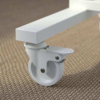 IKEA イケア フレーム キャスター付き  ホワイト  85x205x50cm big90528648 MITTZON ミッツォーンの画像